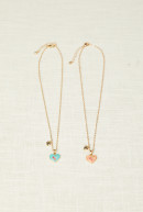 SET COLLARES TWO HEARTS