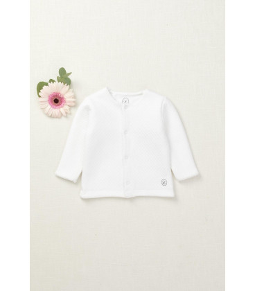 CARDIGAN MATELASSE COTTON